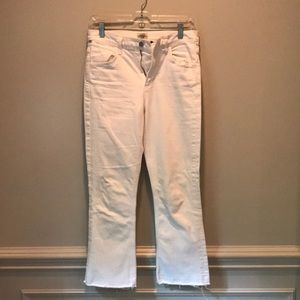 Citizens of Humanity White Jeans- the Drew Crop